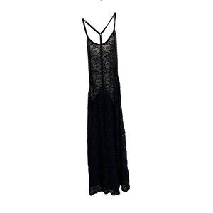 Victoria Secret Black Lace Nightgown Large